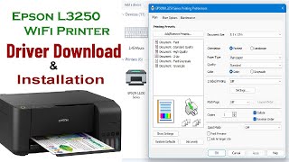 Epson L3250 Multi-function WiFi Color Inkjet Printer driver download and installation windows 11  10 screenshot 4