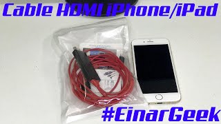 Cable HDMI para iPhone/iPad