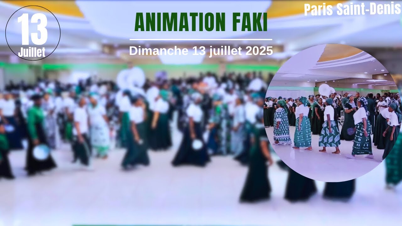 DÉFILÉ DU 13 JUILLET 2025 À SAINT-DENIS - ANIMATION #FAKI