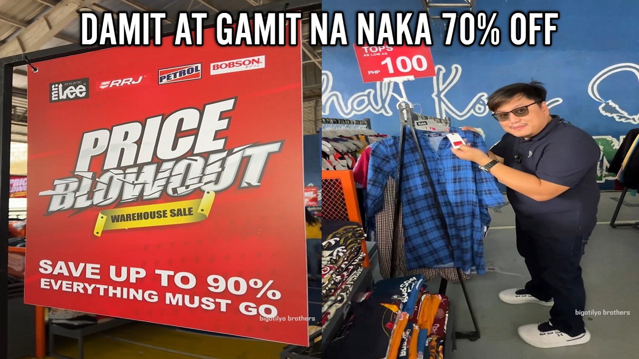 Price Blowout Sale Ng Mga Brand New Na Damit At Gamit