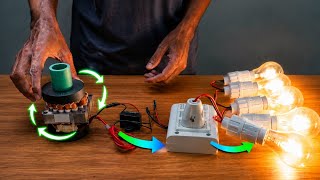 how to make generator with dc motor science project electricgenerator