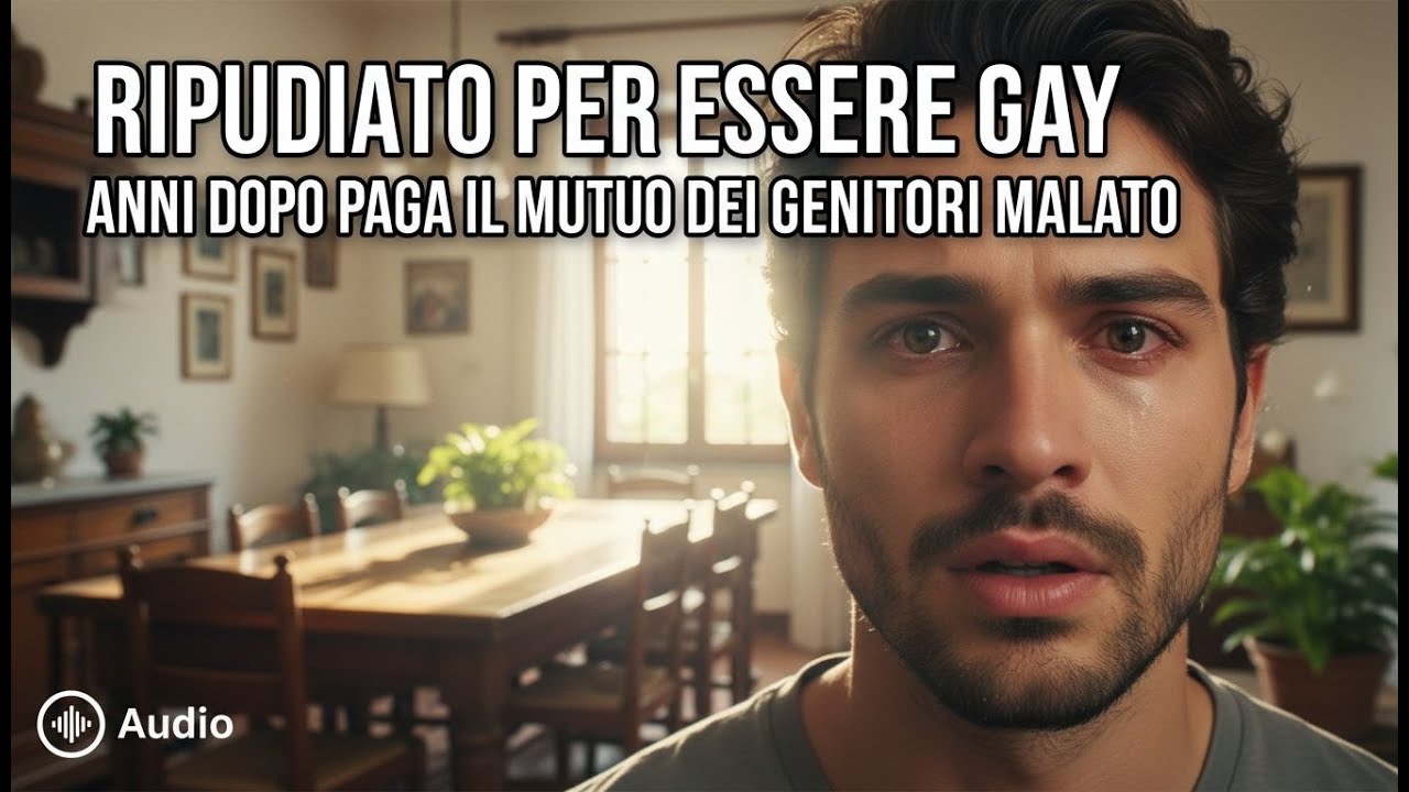 Ripudiato per essere gay, anni dopo estingue il mutuo dei genitori mentre è in fin di vita.