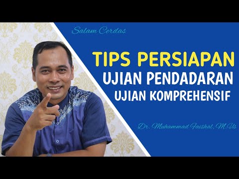 TIPS PERSIAPAN UJIAN PENDADARAN | UJIAN KOMPREHENSIF