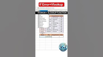If Error+Vlookup #excel #excelshortcuts #exceltricks #exceltips #excel2025 #foryou #trending #trend