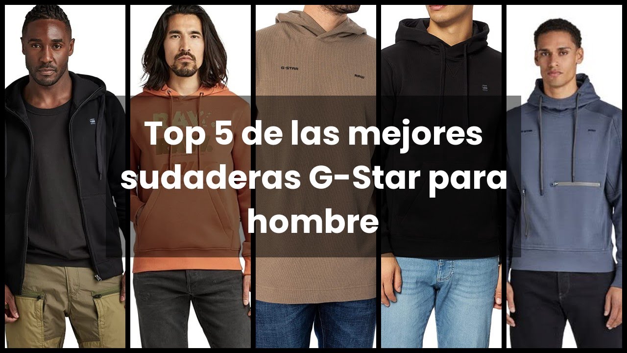 SUDADERA GSTAR HOMBRE】Top 5 de las mejores sudaderas G-Star para hombre 1️⃣  