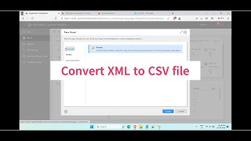 Convert XML to CSV file in CAI: #Informatica #IICS #CAI