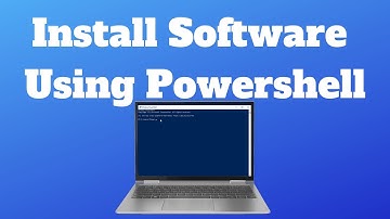 Install Software Using Powershell in Windows 10