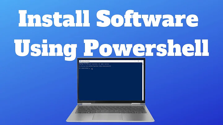 Install Software Using Powershell in Windows 10