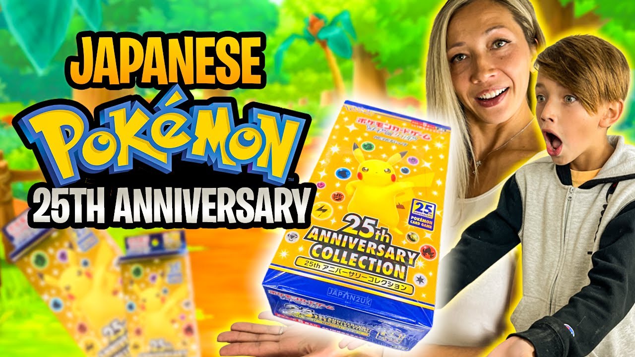 25th Anniversary Japanese Pokemon Series Box Opening Plus Giveaway