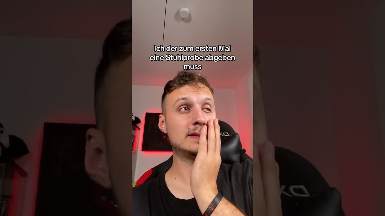 Die erste Stuhlprobe 🤮