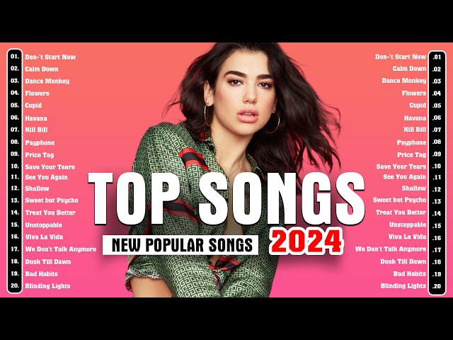 Top 50 songs this week 2024 ☘ Top 100 Songs Of 2024🎧 Best English Top Songs Playlist class=