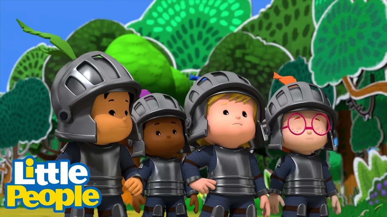Little People | Little Knights VS Monster! 👻 | Educational Cartoons | Little People Fisher Price