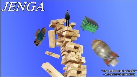 ROBLOX Jenga - Top strategy as destroyer!