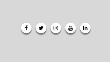 Social Media Button Hover Effect - Using HTML & CSS | Codexbaba