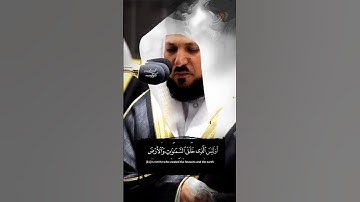 ﴿إِنَّما أَمرُهُ إِذا أَرادَ شَيئًا أَن يَقولَ لَهُ كُن فَيَكونُ﴾تلاوة خاشعة  للشيخ د.#ماهر_المعيقلي