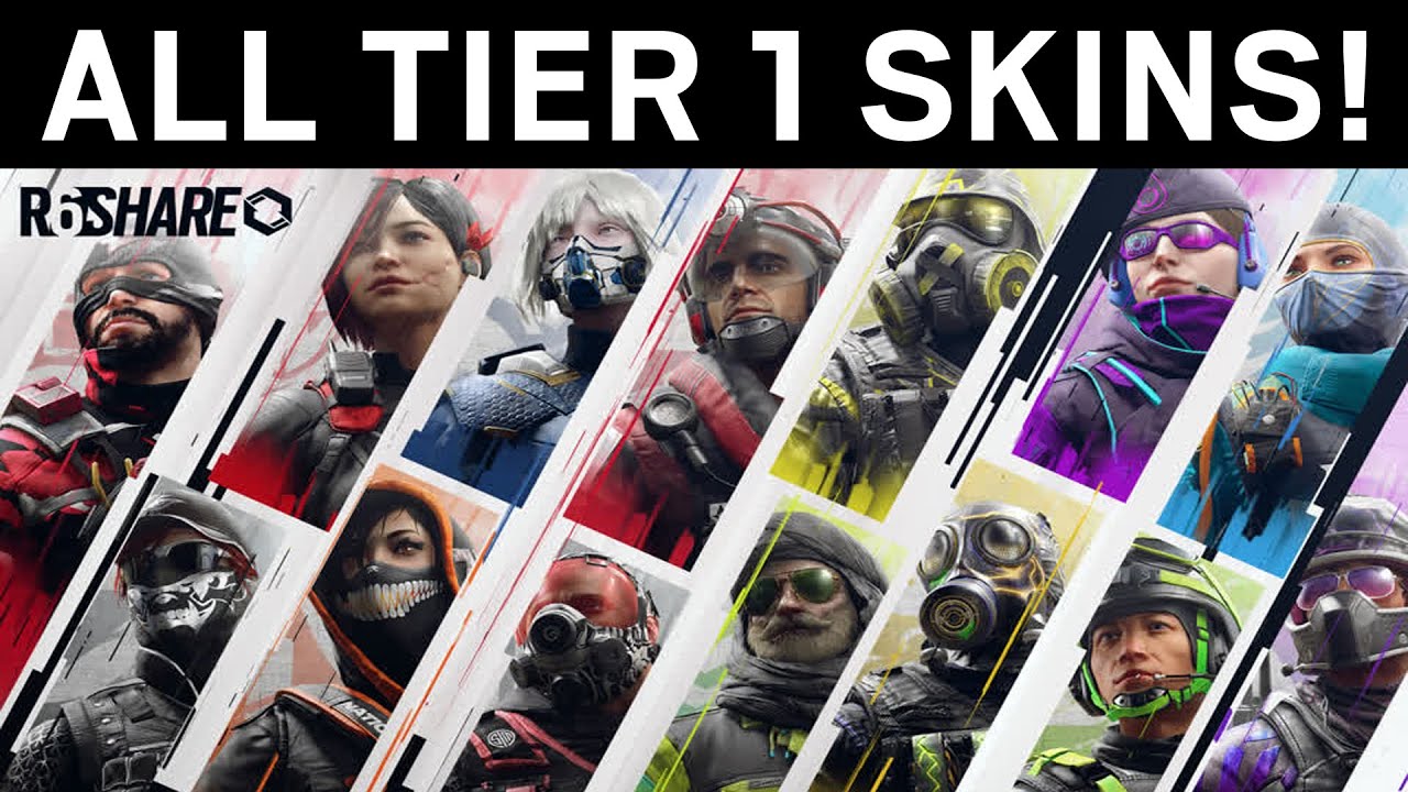 ALL TIER 1 SKINS! - Rainbow Six Siege Demon Veil