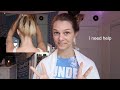 bleaching the underneath of my virgin hair (very dramatic)