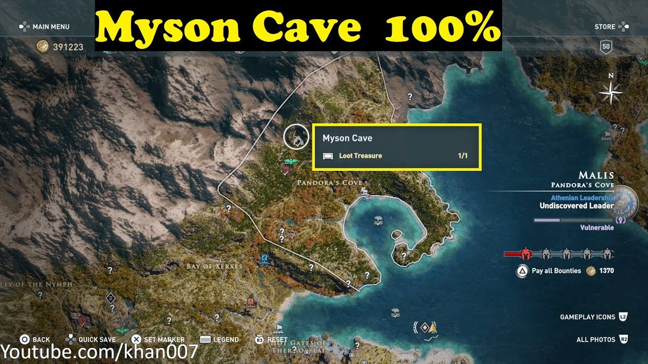 Assassins Creed Odyssey Myson Cave YouTube