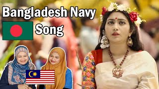 Bangladesh Navy Song | Bangladesh Army | Malaysian Girl Reaction