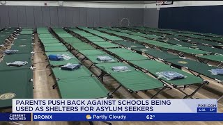 Parents protest against Brooklyn school gym to house migrants