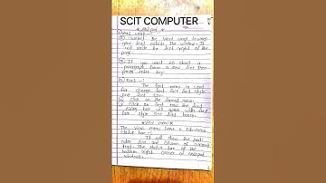 Fundamentals notepad Hand writing notes COMPUTER course all #computer #course #notes #english