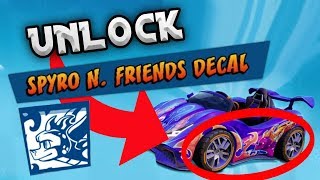 How to Unlock the Spyro & Friends Decal (Champion Kart) - Crash Team Racing Nitro Fueled