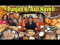    murthal jaye   ka paratha aur chai     me punjabi thali bhi 