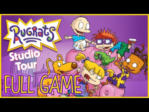Rugrats Studio Tour FULL GAME Walkthrough Longplay (PS1)