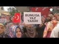 Outrage in Turkey at take over of media outlets