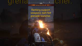 HD2 support weapon tier list: Belt-fed grenade launcher #helldivers2