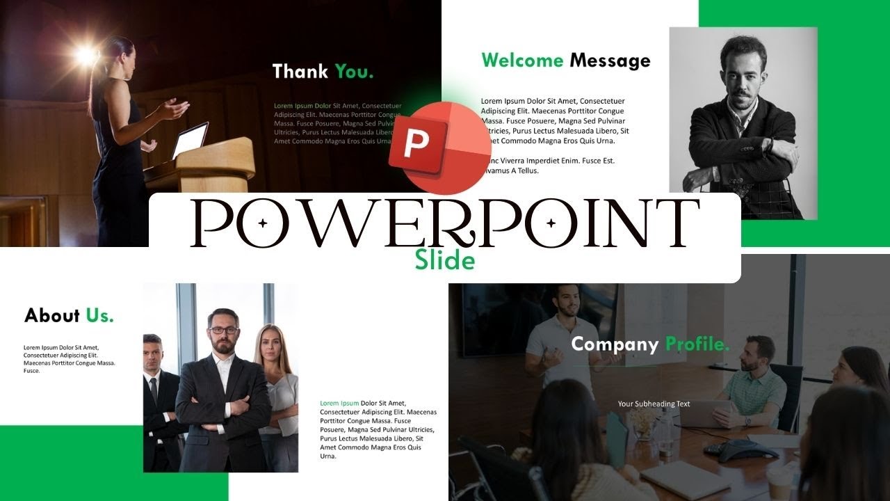 Create Business Presentation Slide Easily in PowerPoint | - YouTube