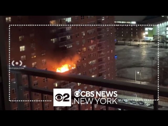 Fdny Battling High Rise Fire In Harlem