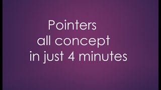 Basic Concepts of Pointers(Urdu/Hindi)-4