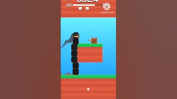 square bird impossible level run game #shorts #youtubeshorts #gameplay #tiktok