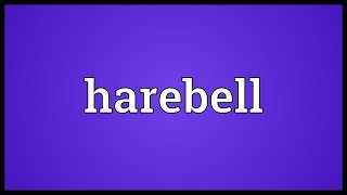 Harebell Meaning