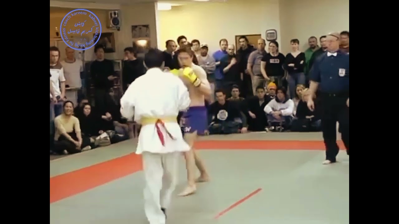 مباراه بين لاعب مواي تاي ولاعب كاراتيه قوية جدا 🔥