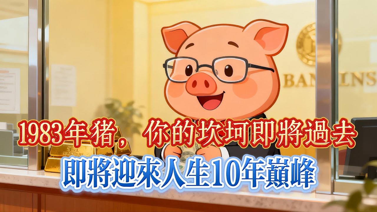 1983 年屬豬的有緣人，你這幾年的坎坷即將過去，你要迎來人生的巔峰 10 年了。 1983 年癸亥年出生的你，在 42 歲之後將如何續寫人生的華彩篇章。