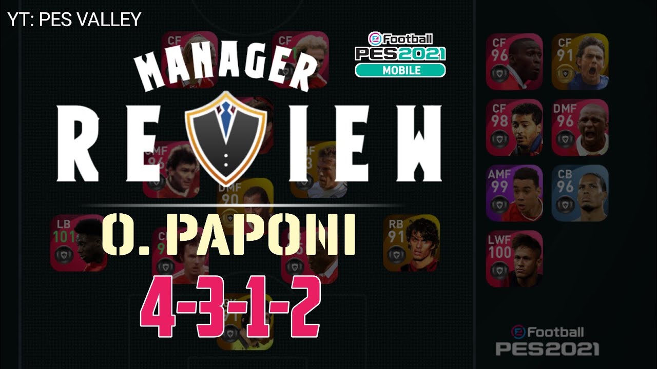 O. PAPONI NEW UPDATED 4312 FORMATION MANAGER REVIEW |
