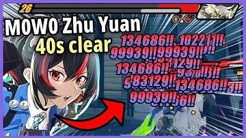 M0W0 Zhu Yuan and M0W0 Qingyi can still one rotate shiyu defence in 2.1 | 40s Shiyu 7 Top Half ZZZ