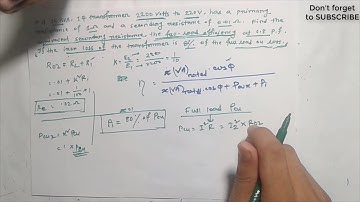 Transformer Basic Math Problem 2 (Efficiency) || Bangla