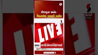 Saurashtra | સૌરાષ્ટ્રના અનેક વિસ્તારોમાં વરસાદી માહોલ | Weather Update | Rain | Gujarat | Shorts
