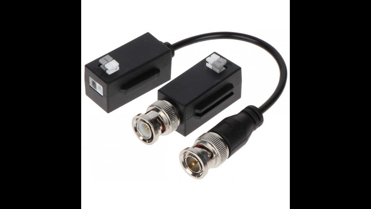 Передача видеосигнала по витой паре CAT5E. - YouTube