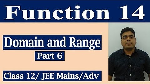 Function # 14 | Domain and Range of Trigonometric Function