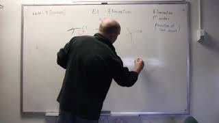 E1 Elimination on a (relatively) simple substrate