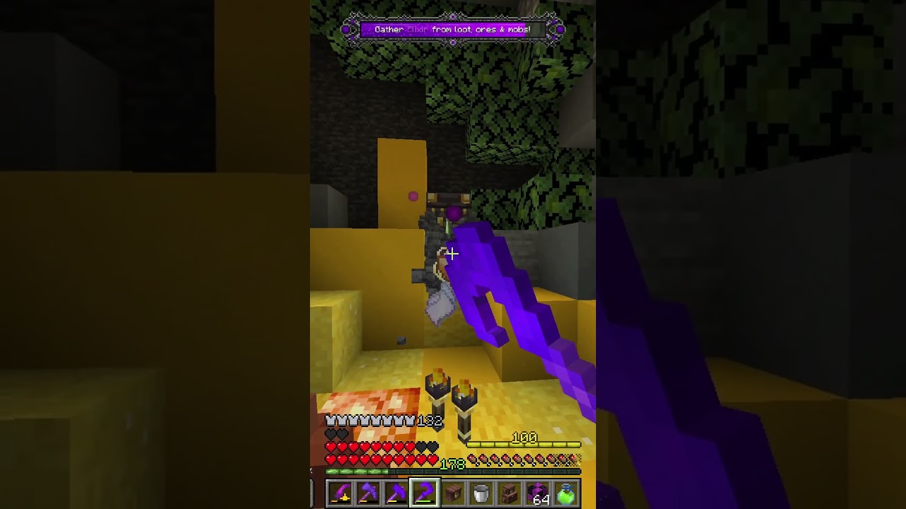 Метка в виде крестика, наполненного эликсиром — Охотники за Хранилищами 1.18