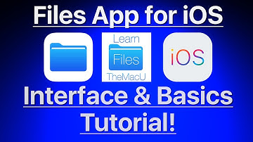 How to use the Files App for iPhone & iPad - Interface & Basics Lesson