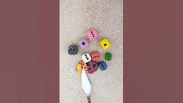 Many Dice 🎲 Color Mixing Asmr #oddlysatisfying #asmr #satisfying #shorts #clay