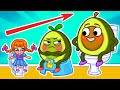 Yes Yes Go Potty! 🚽👍 Potty Training with Pit & Penny 🥑✨ || Good Habits And Funny Stories For Kids