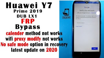huawei y7 prime 2019 frp bypass | huawei dub-lx1 frp no box
