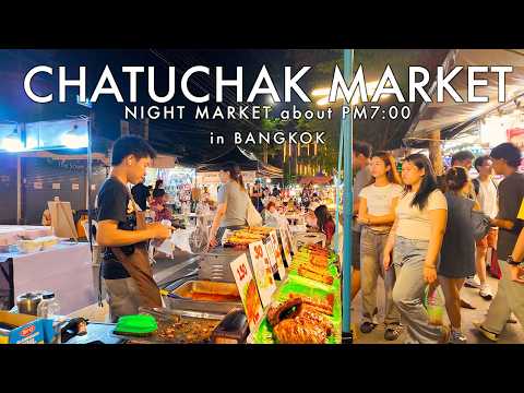 Bangkok Chatuchak Weekend Market & Night Market  / Souvenirs shops  & Street Food